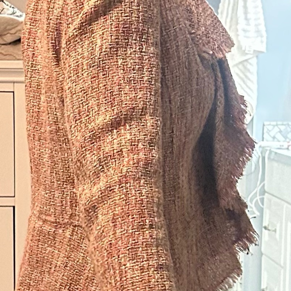 Lafayette 148 New York Textured Tan Blazer - Picture 2 of 4
